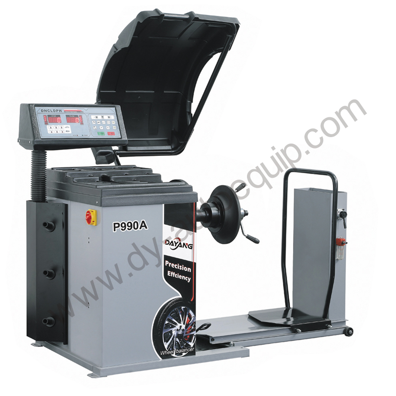 DY-P990A  Rim diameter 10'-28' tire balancing machine 