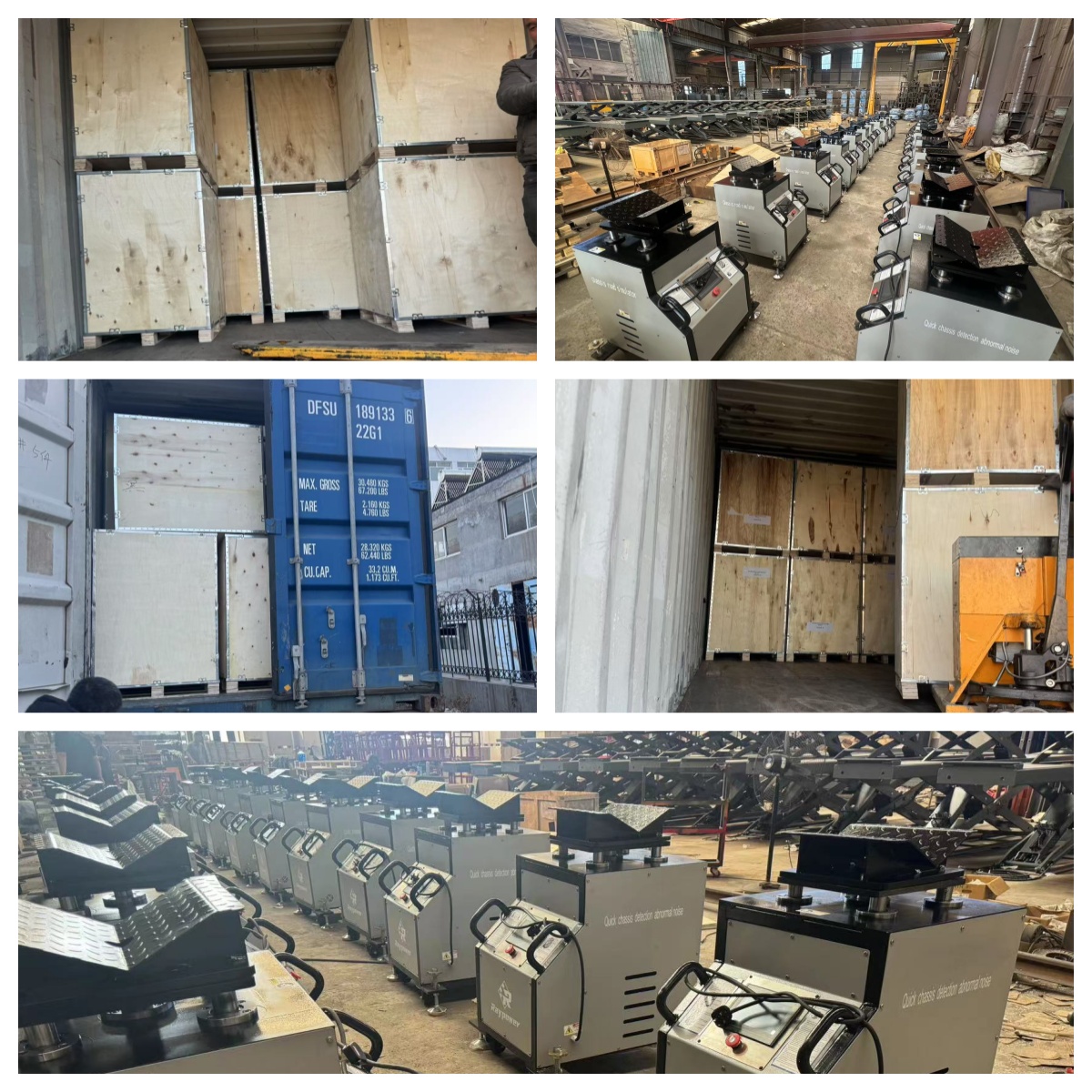 10 rocking machines shipped to Malaysia