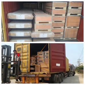 A container of auto maintenance equipment was transported to Colombia
