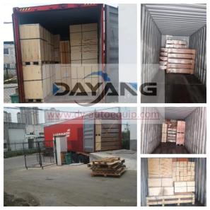 A customer from Saudi Arabia ordered a full container of car lift and wheel alignment