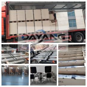 A customer from Brazil ordered a whole cabinet of four-wheel alignment machine