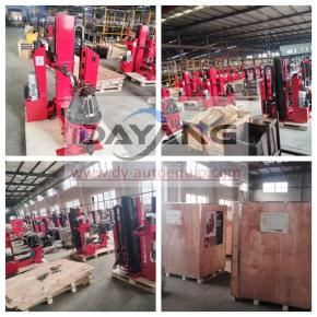 An American customer ordered a full container of tire changer machines