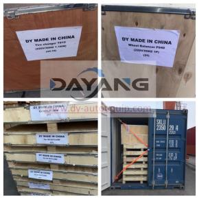 A customer from Indonesia ordered a full container of automotive maintenance equipment