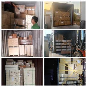 Three container loads of automotive maintenance equipment for shipment to the Middle East